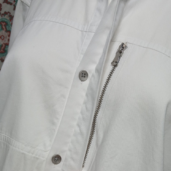 I.N.C. International Concepts White Button Up Shirt, Size M - Picture 8 of 14